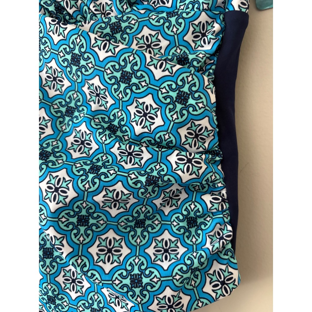 Swim Solutions Surplice Criss Cross One Piece Swimsuit-12 - Picture 4 of 13